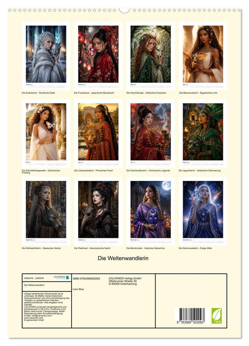 Die Weltenwandlerin (CALVENDO Premium Wandkalender 2027)