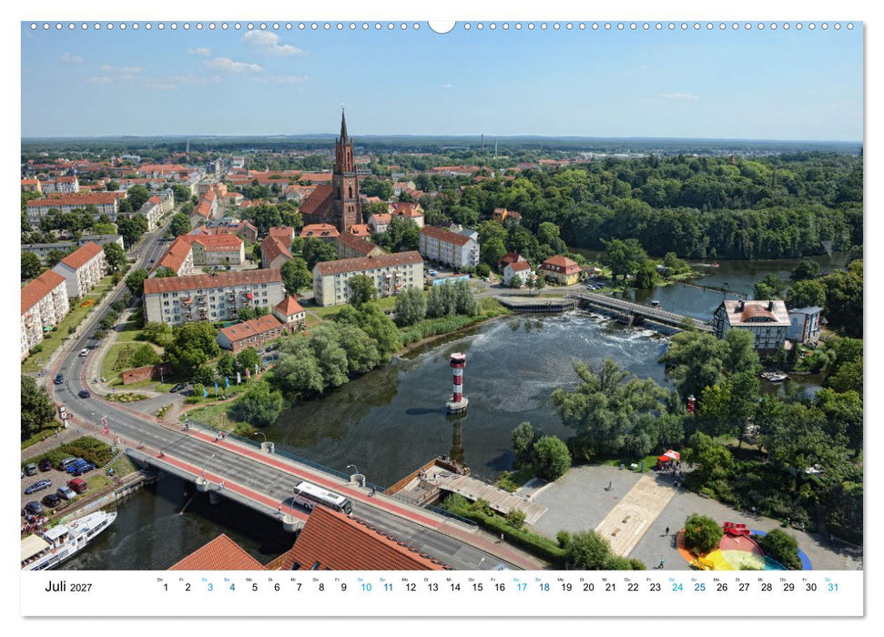 Die Havel entlang - Brandenburg, Rathenow, Havelberg (CALVENDO Premium Wandkalender 2027)