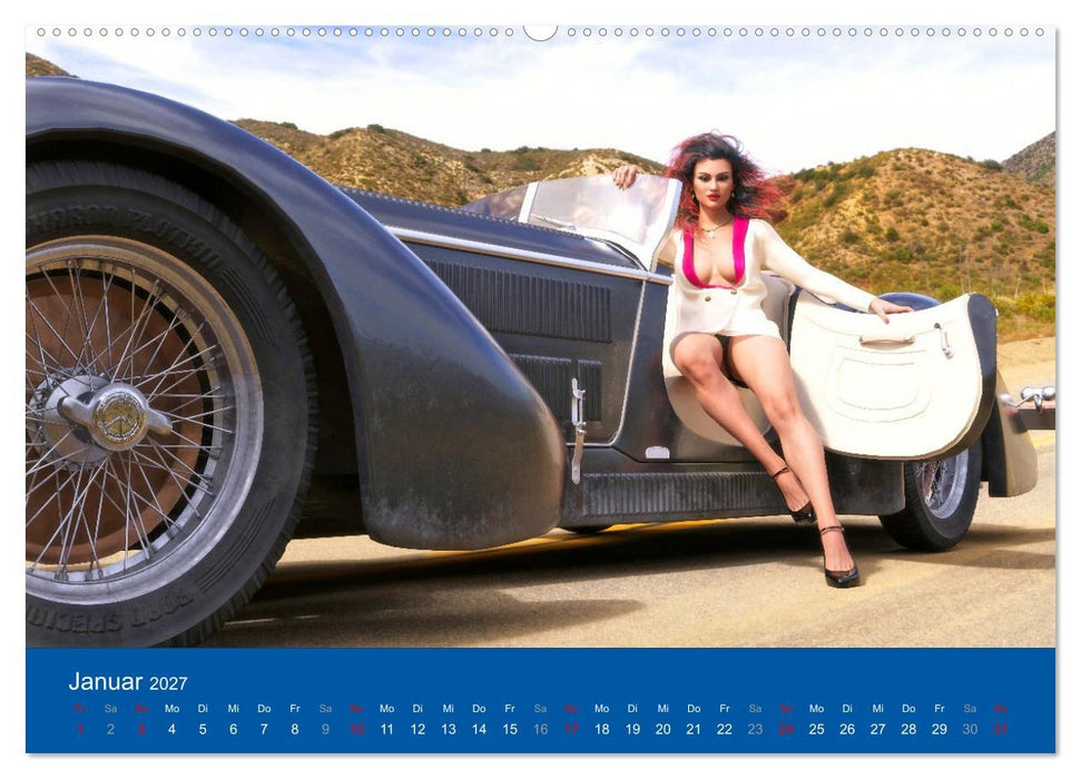 Freche Frauen und heiße Kisten (CALVENDO Wandkalender 2027)