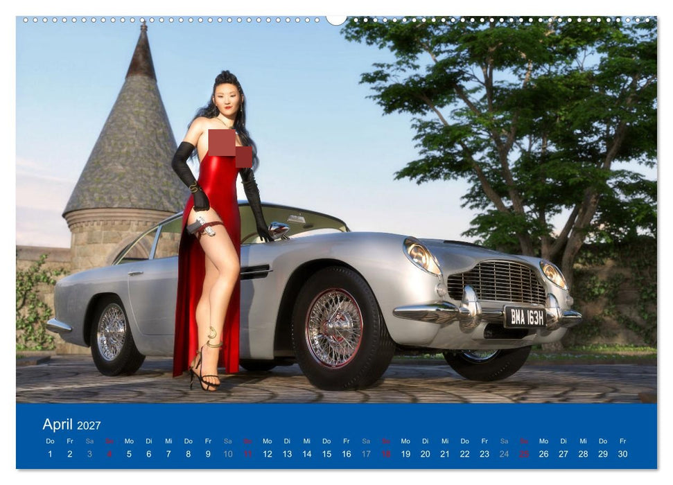 Freche Frauen und heiße Kisten (CALVENDO Wandkalender 2027)