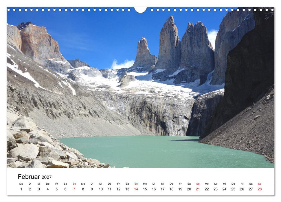 Patagonien - Atemberaubende Landschaften am Ende der Welt (CALVENDO Wandkalender 2027)