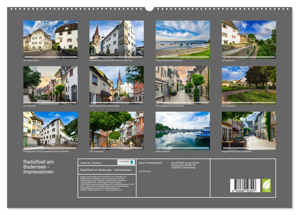 Radolfzell am Bodensee - Impressionen (CALVENDO Wandkalender 2027)