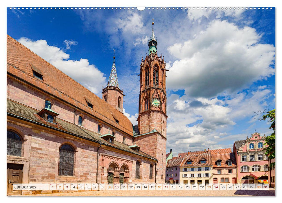 Baden-Württemberg Stadtansichten (CALVENDO Premium Wandkalender 2027)