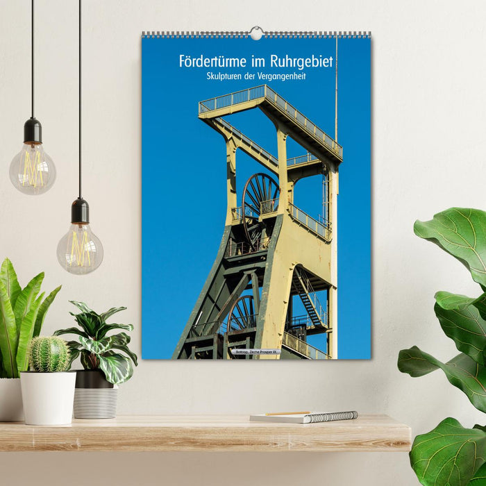 Fördertürme im Ruhrgebiet - Skulpturen der Vergangenheit (CALVENDO Wandkalender 2027)