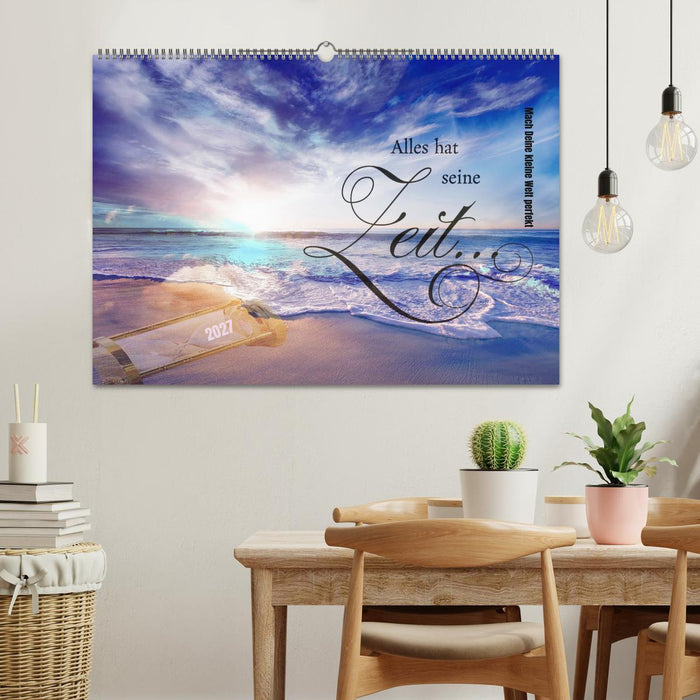 Alles hat seine Zeit - Mach Deine kleine Welt perfekt (CALVENDO Wandkalender 2027)