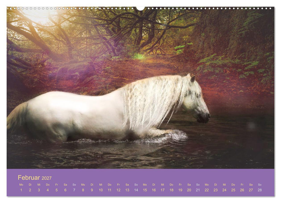 Von der Magie der Pferde (CALVENDO Premium Wandkalender 2027)