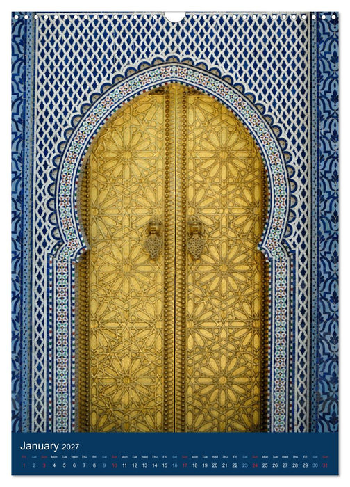 Oriental Doors (CALVENDO Monthly Calendar 2027)