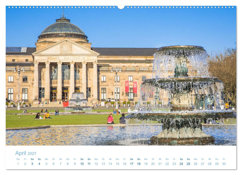 Daheim in Wiesbaden (CALVENDO Premium Wandkalender 2027)