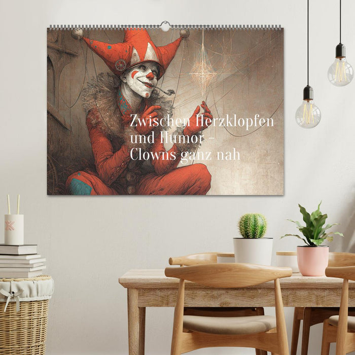 Zwischen Herzklopfen und Humor – Clowns ganz nah (CALVENDO Wandkalender 2027)