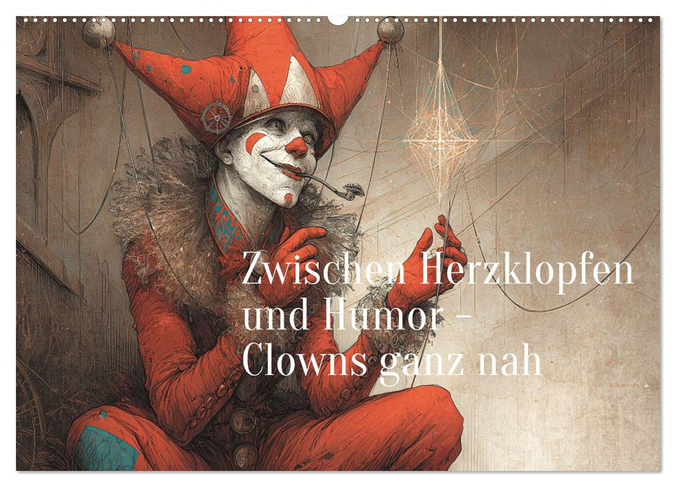 Zwischen Herzklopfen und Humor – Clowns ganz nah (CALVENDO Wandkalender 2027)