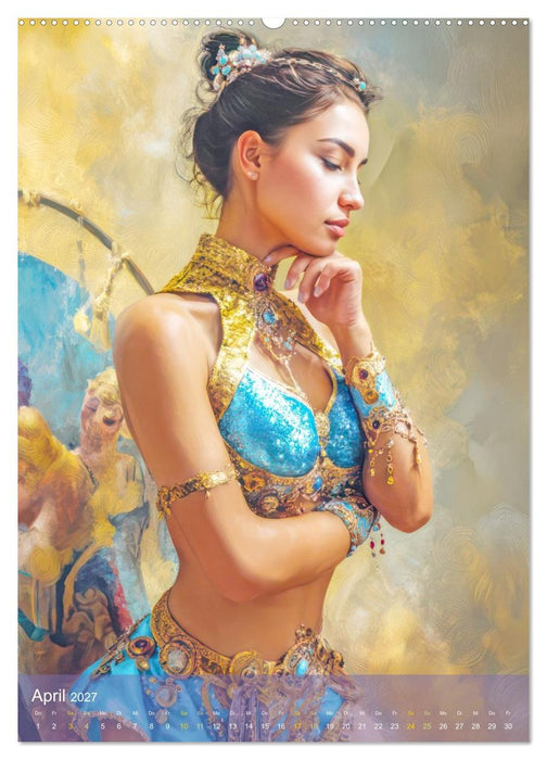 Zirkusgirls - Im Pin-up Stil (CALVENDO Wandkalender 2027)