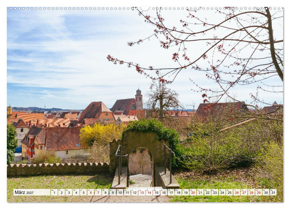 Ein Spaziergang durch Dinkelsbühl (CALVENDO Wandkalender 2027)