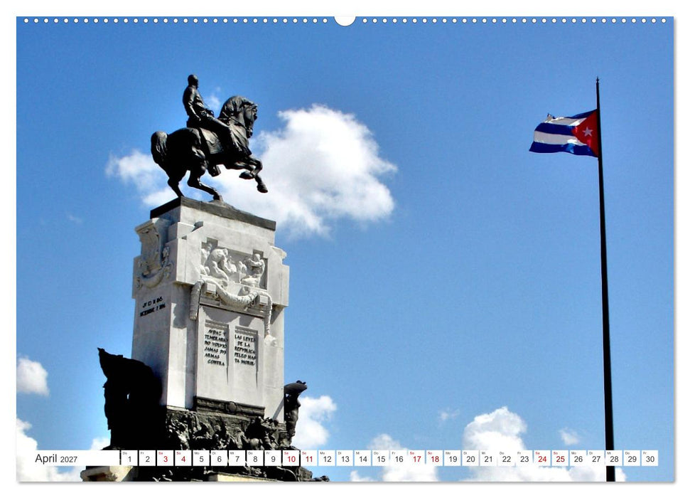 Hoch zu Ross in Havanna - Kubas große Reitergeneräle (CALVENDO Premium Wandkalender 2027)
