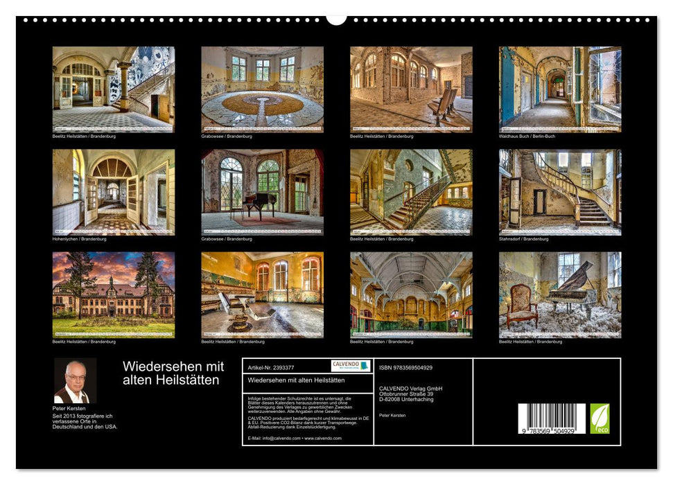 Wiedersehen mit alten Heilstätten (CALVENDO Premium Wandkalender 2027)