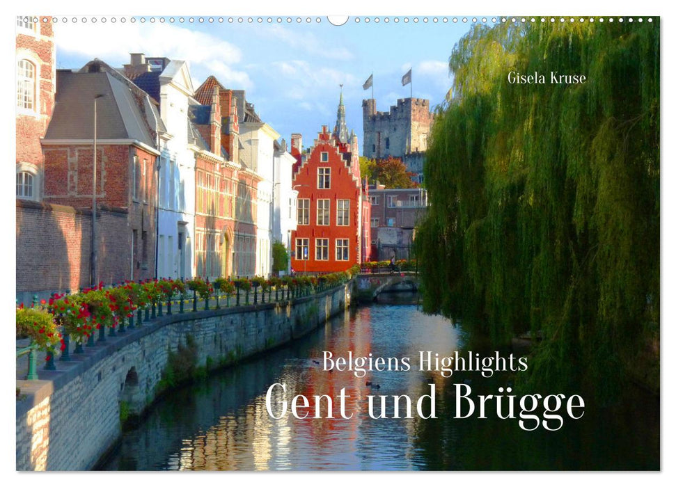Belgiens Highlights Gent und Brügge (CALVENDO Wandkalender 2027)