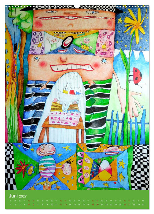 RABUNTEL KIND und KUNST inszeniert von KATHRIN SCHWERTNER (CALVENDO Wandkalender 2027)