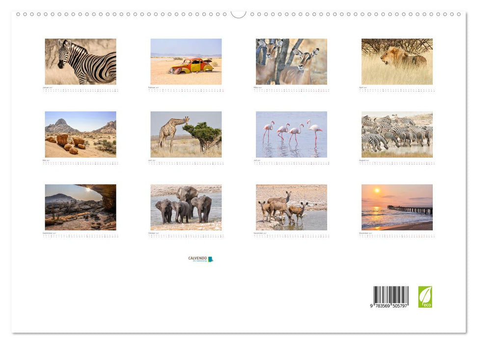 Namibia - unterwegs mit Julia Hahn (CALVENDO Wandkalender 2027)
