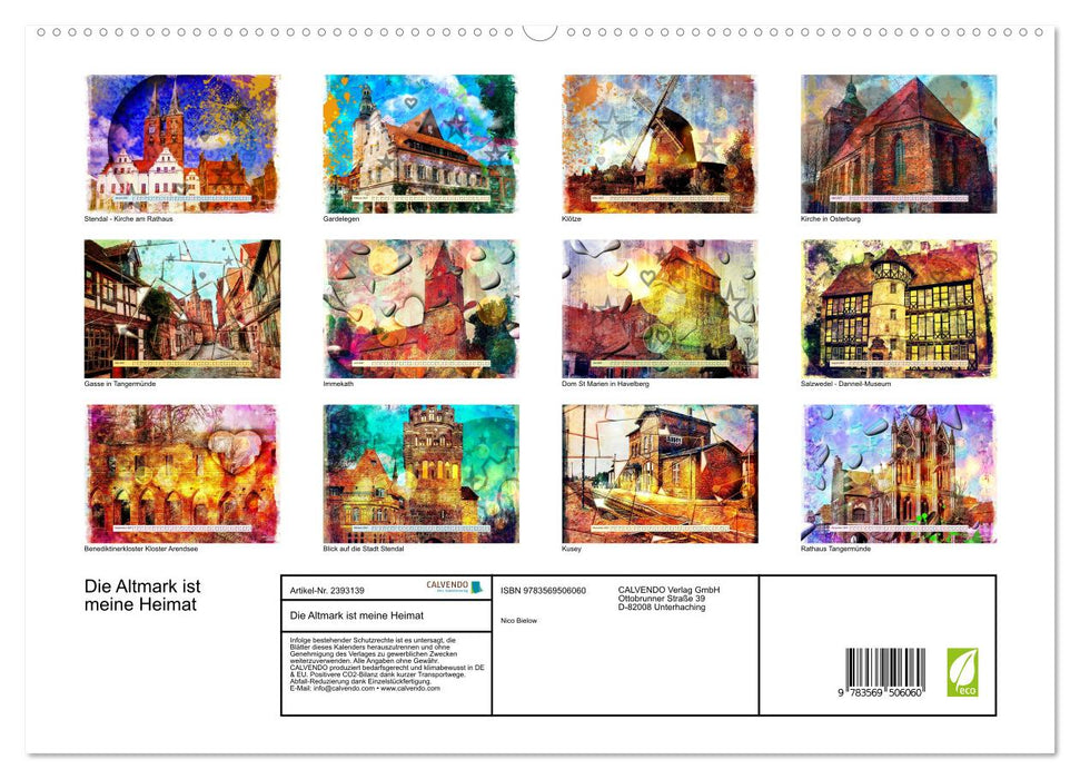 Die Altmark ist meine Heimat (CALVENDO Wandkalender 2027)