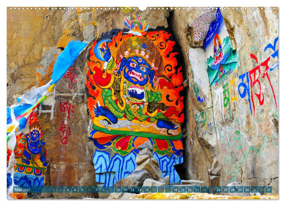 Mystische Wesen – Buddhistische Kunst im Himalaya (CALVENDO Premium Wandkalender 2027)