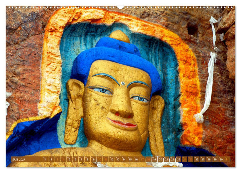 Mystische Wesen – Buddhistische Kunst im Himalaya (CALVENDO Premium Wandkalender 2027)