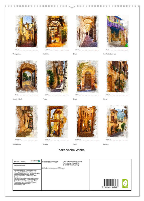 Toskanische Winkel (CALVENDO Wandkalender 2027)
