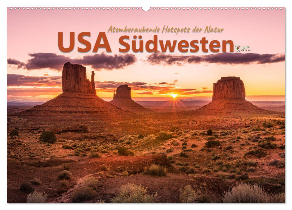 USA Südwesten - Atemberaubende Hotspots der Natur (CALVENDO Wandkalender 2027)