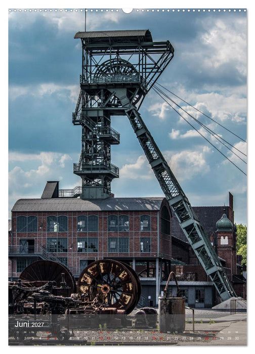 Fördertürme im Ruhrgebiet - Skulpturen der Vergangenheit (CALVENDO Premium Wandkalender 2027)