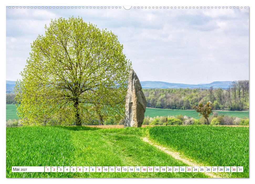 Steine an der Grenze - Wanderbare Kunst (CALVENDO Premium Wandkalender 2027)