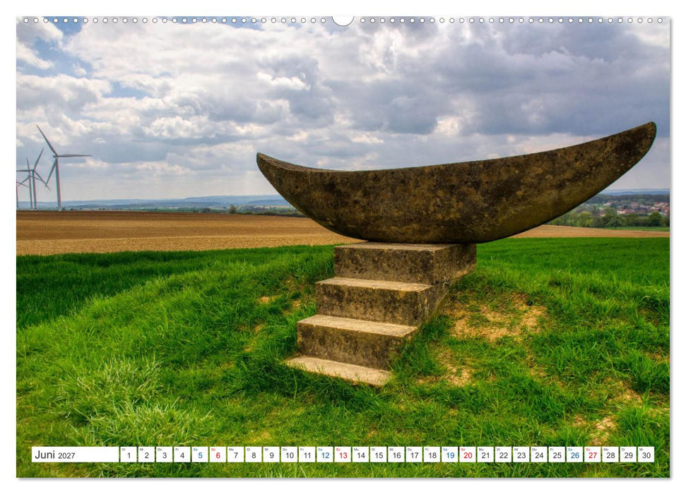 Steine an der Grenze - Wanderbare Kunst (CALVENDO Premium Wandkalender 2027)