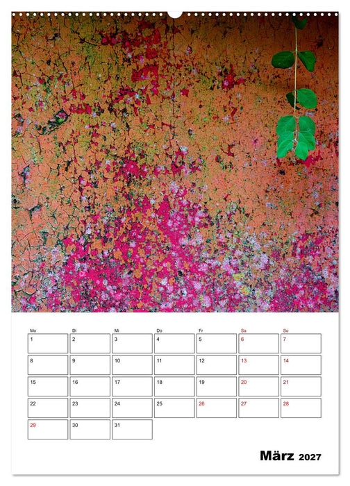 Mauerblümchen - Poesie im Alltäglichen als Monatsplaner (CALVENDO Wandkalender 2027)