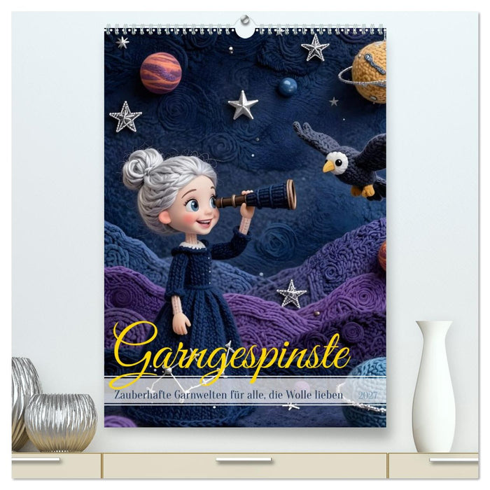Garngespinste (CALVENDO Premium Wandkalender 2027)