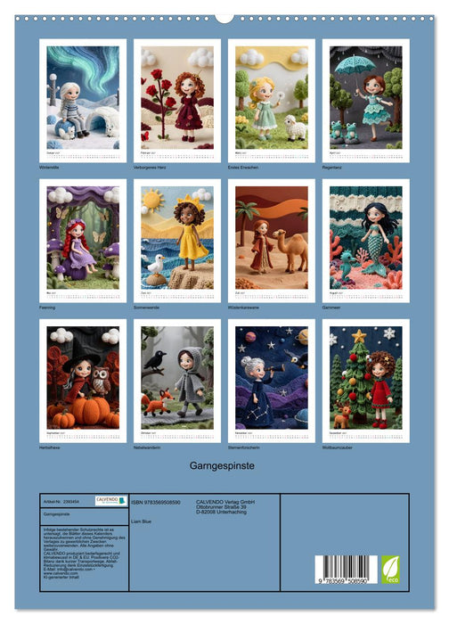 Garngespinste (CALVENDO Premium Wandkalender 2027)