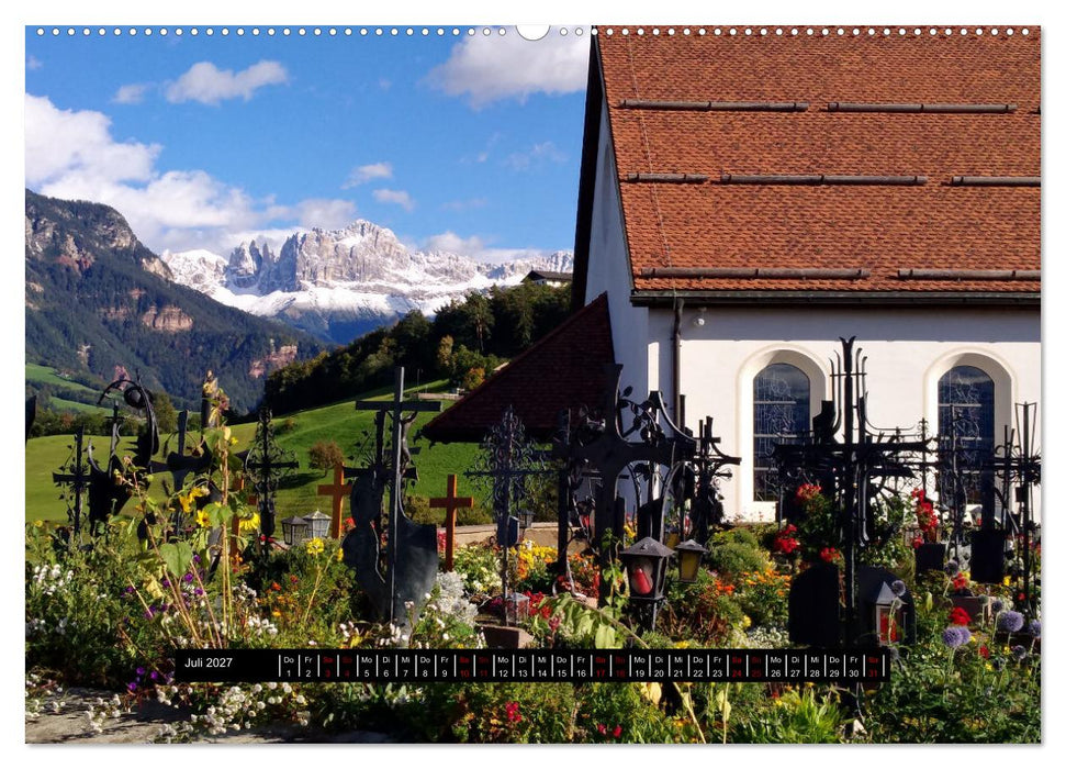 Dolomiten - Latemar und Rosengarten (CALVENDO Premium Wandkalender 2027)
