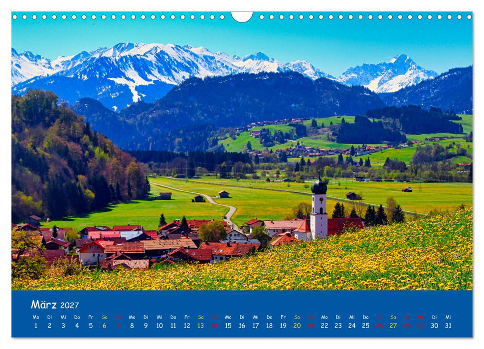 Allgäu Liebe (CALVENDO Wandkalender 2027)