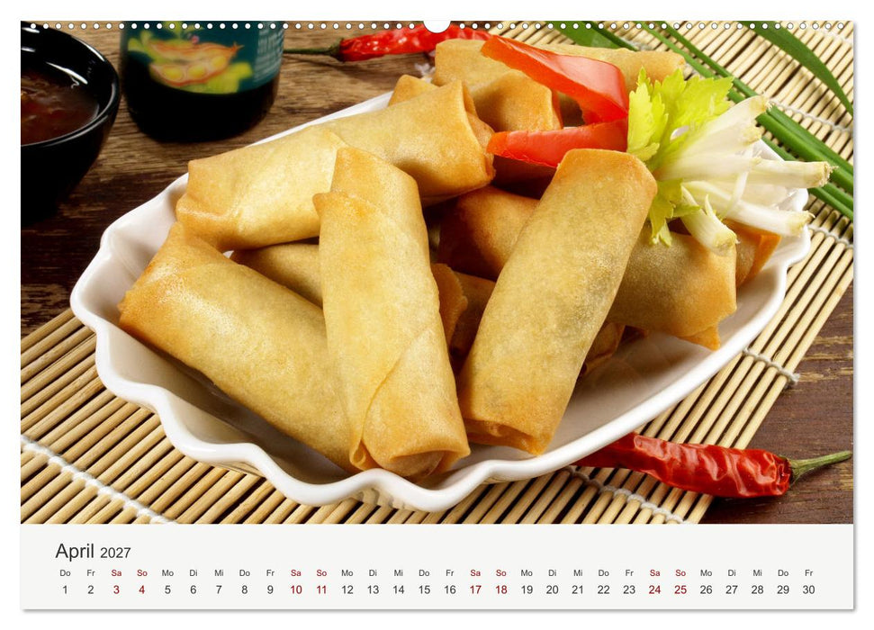 Vegan Food Kalender – Gerichte und Snacks (CALVENDO Wandkalender 2027)