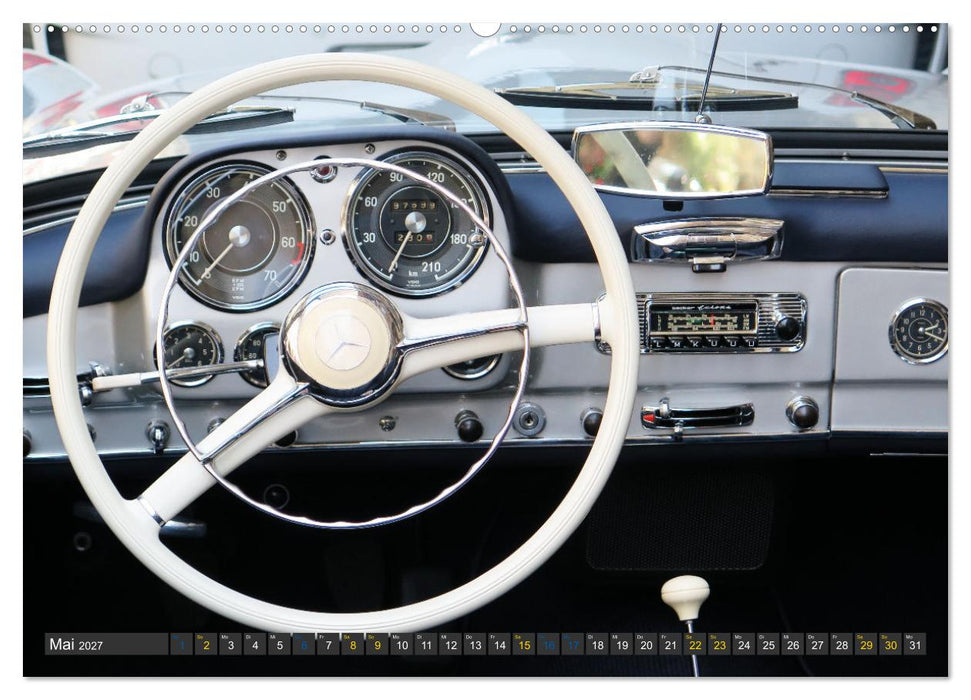 Mercedes SL Classics (CALVENDO Wandkalender 2027)