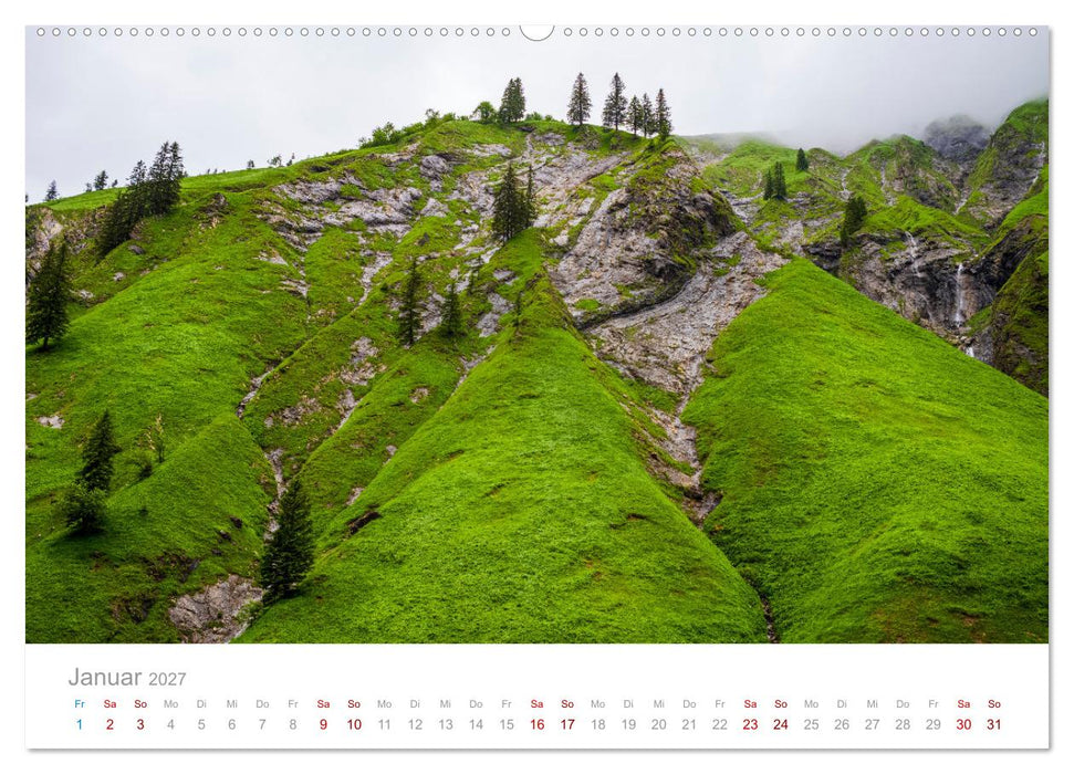 Die Alpen - Wandern durch die schönste Bergregion Europas. (CALVENDO Premium Wandkalender 2027)