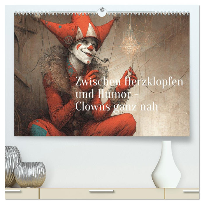 Zwischen Herzklopfen und Humor – Clowns ganz nah (CALVENDO Premium Wandkalender 2027)