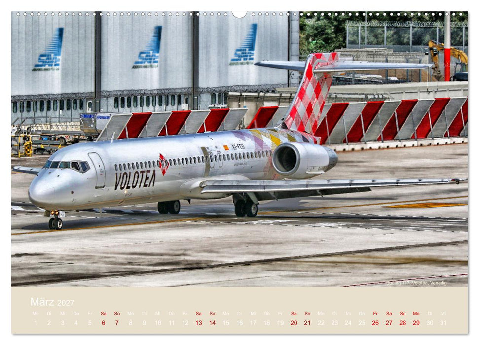 Art of Aviation - Kunstvolle Flugzeuge (CALVENDO Premium Wandkalender 2027)