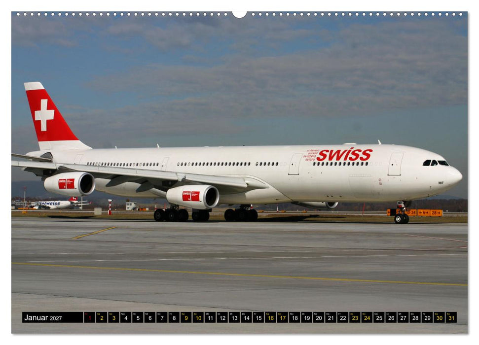Airbus Airliners (CALVENDO Wandkalender 2027)