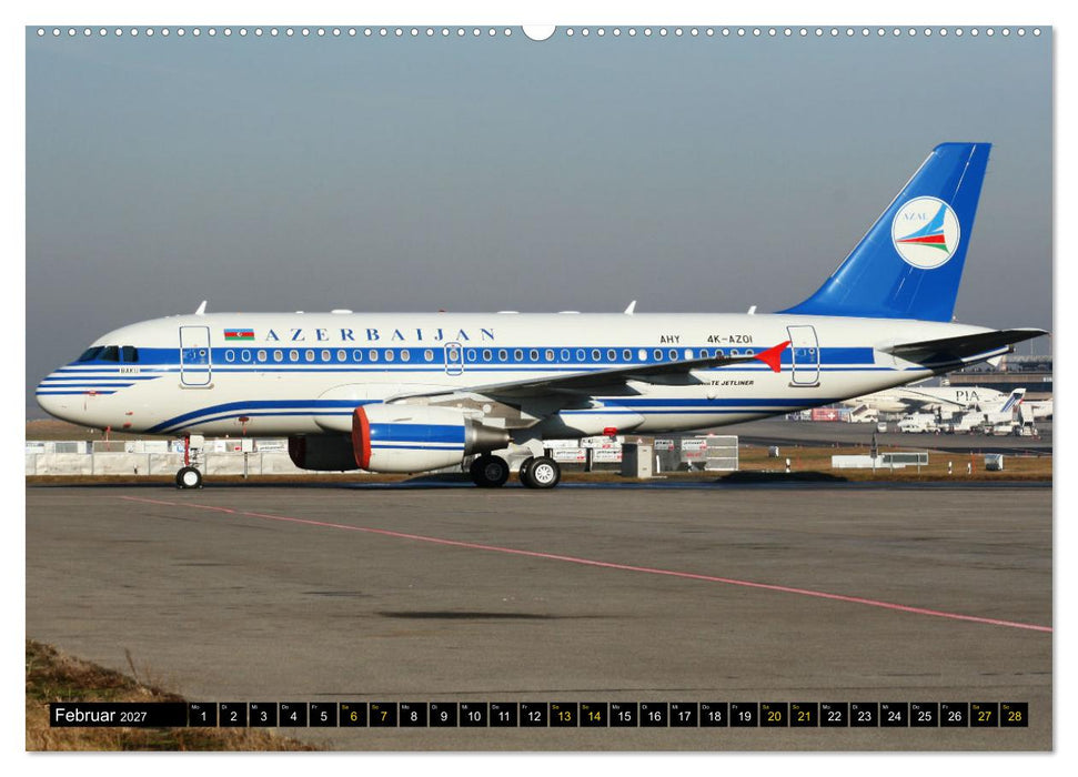 Airbus Airliners (CALVENDO Wandkalender 2027)