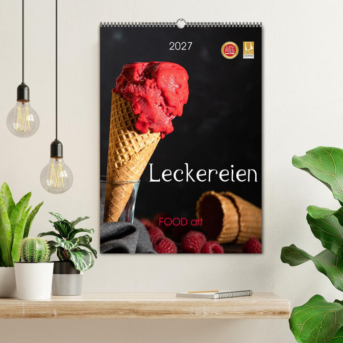 Leckereien - Food art (CALVENDO Wandkalender 2027)