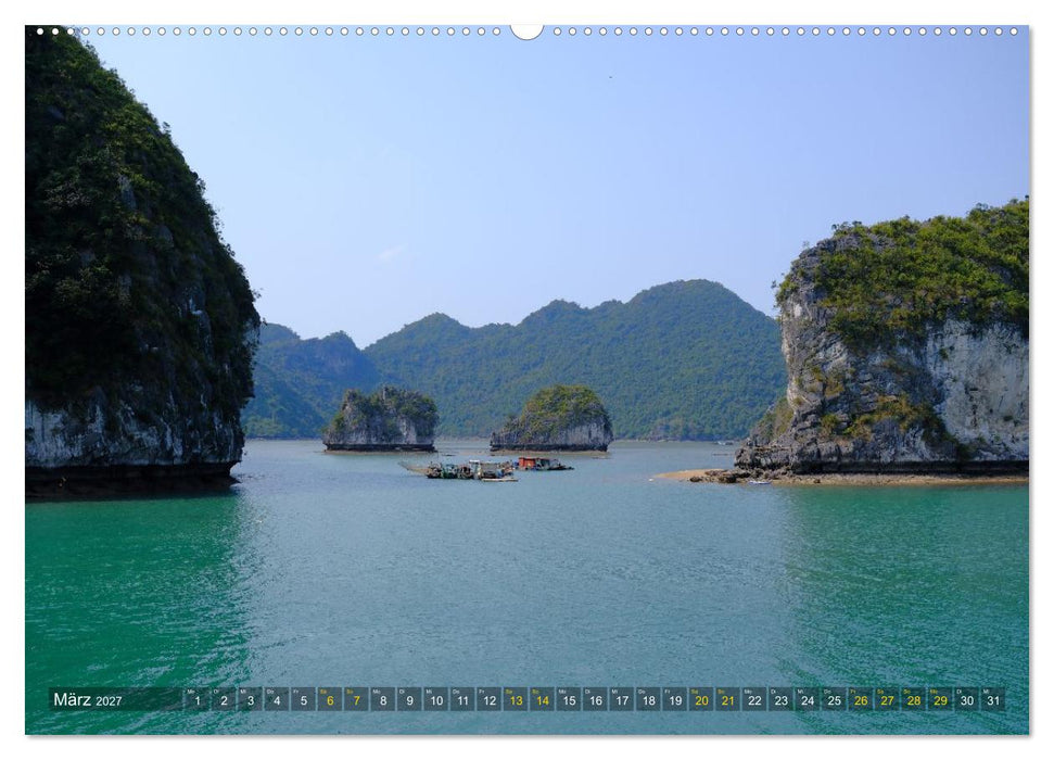 Naturwunder - Halong Bucht (CALVENDO Wandkalender 2027)