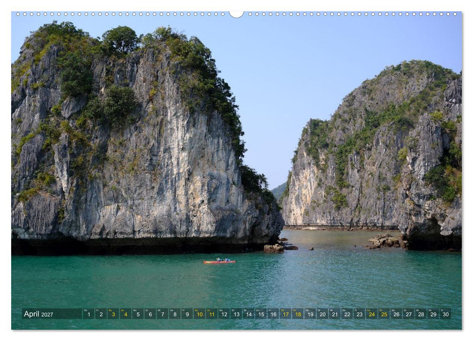 Naturwunder - Halong Bucht (CALVENDO Wandkalender 2027)