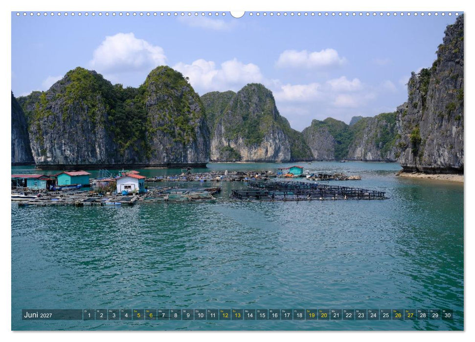 Naturwunder - Halong Bucht (CALVENDO Wandkalender 2027)