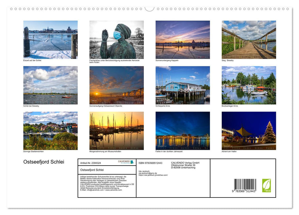 Ostseefjord Schlei (CALVENDO Premium Wandkalender 2027)