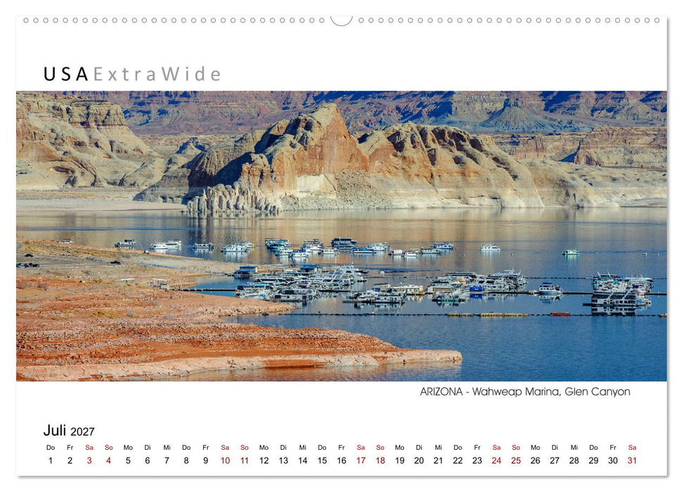 Impressionen aus ARIZONA - Panoramabilder (CALVENDO Premium Wandkalender 2027)
