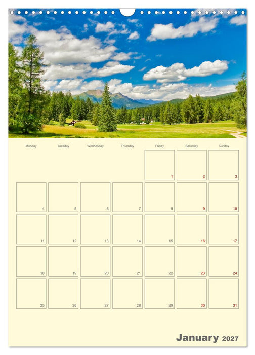 Romantic Northern Italy (CALVENDO Monthly Calendar 2027)