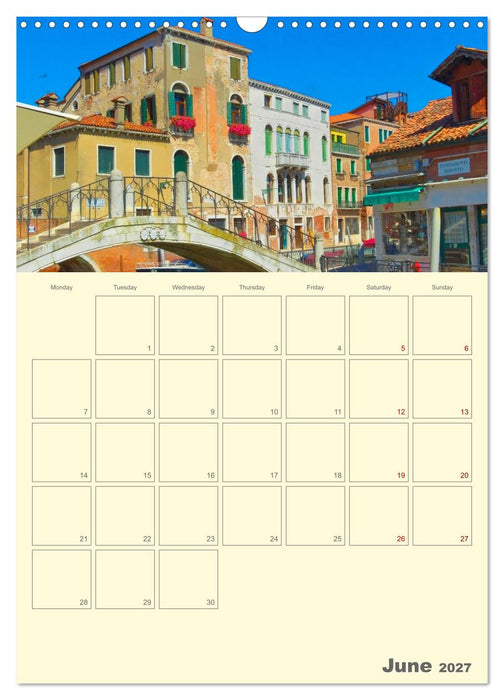 Romantic Northern Italy (CALVENDO Monthly Calendar 2027)