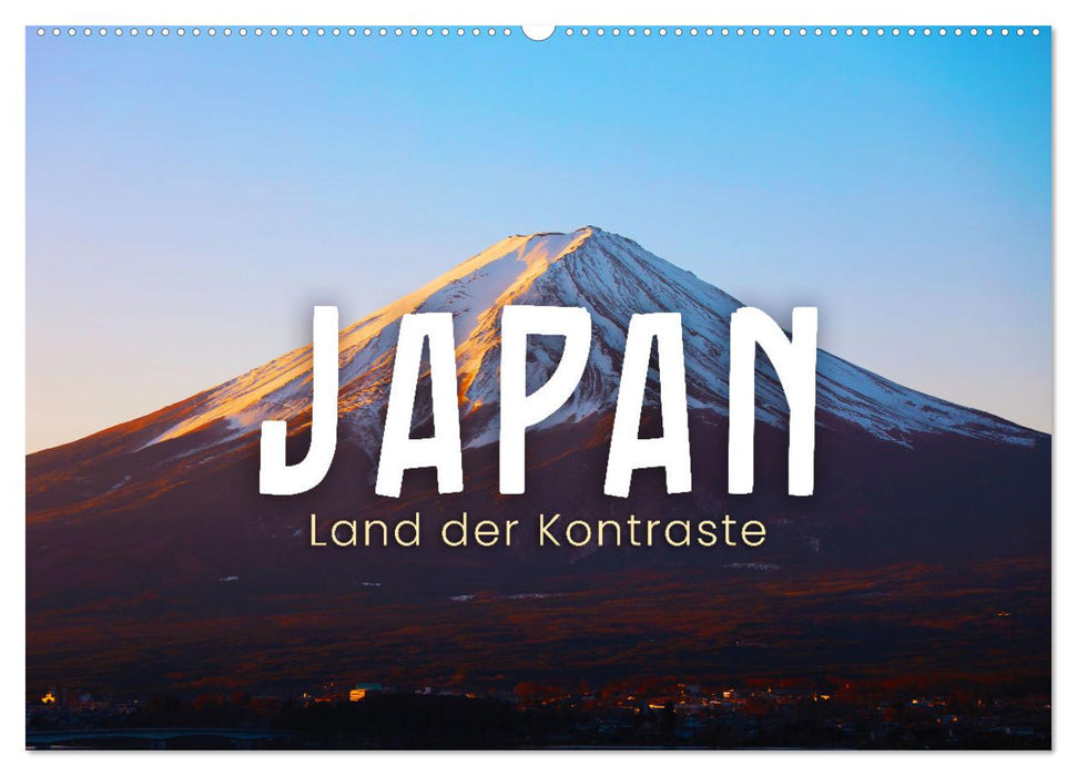 Japan - Land der Kontraste (CALVENDO Wandkalender 2027)